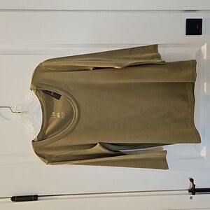 J.Jill size Large, color- Bayleaf, 3/4 length Tshirt